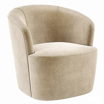 Modern Single Sofa 3d model