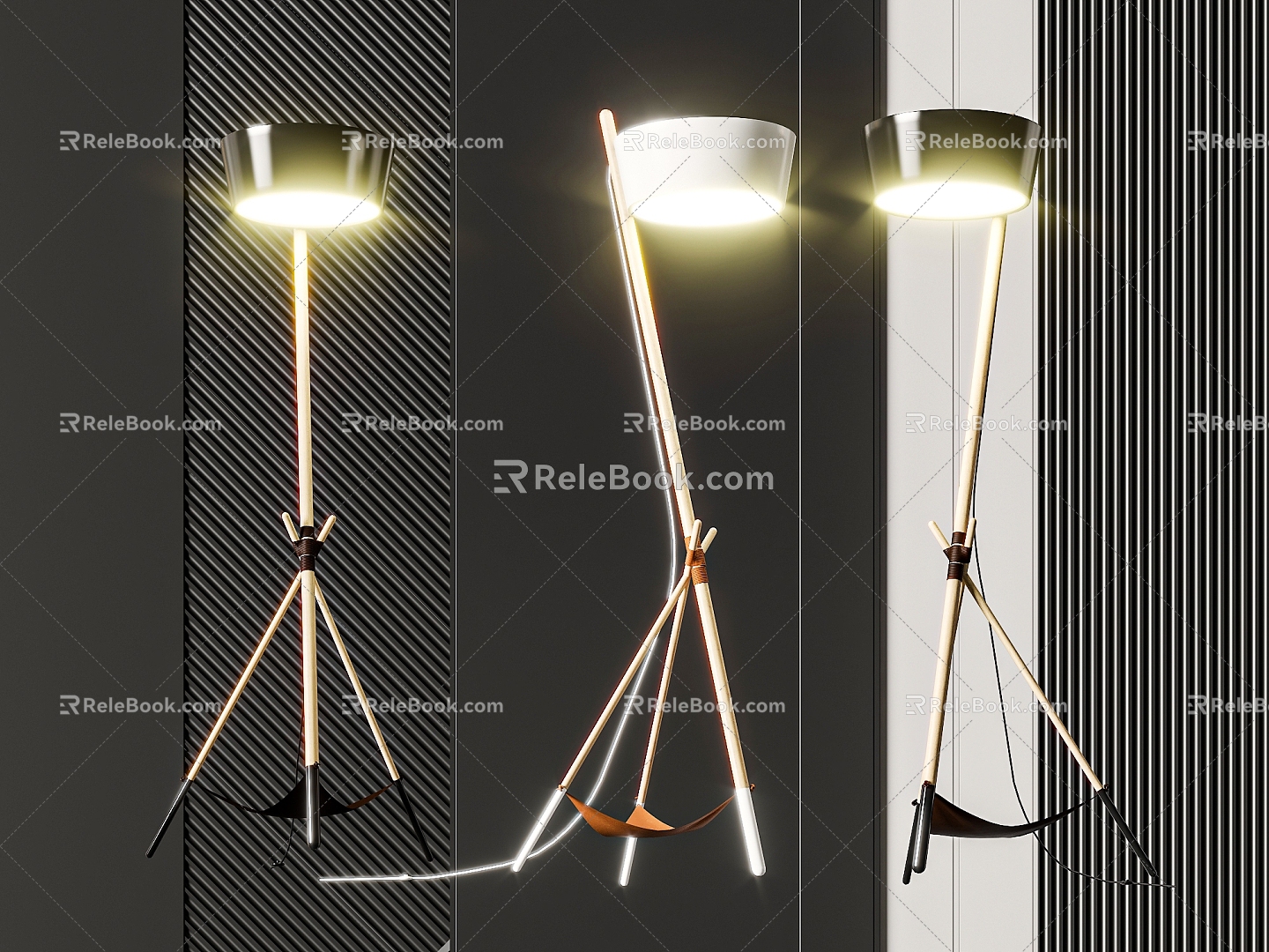 Modern floor lamp 3d model