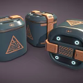 Science Fiction Explosives Science Fiction Explosives Explosive Box Explosives Dangerous Goods Contraband Biochemical Weapons Science Fiction Weapons Low Face Number Low Model Simple Model Video Level 3d model