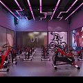 Fitness Gym With Modern Interior Workout Equipment And Do It Motivation Slogan