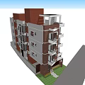 Modern Multi Storey Residential Building Exterior With Balconies Windows And Contemporary Design