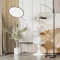 Modern floor lamp floor lamp combination 3d model