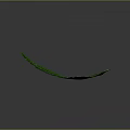 Fresh Green Plant Leaf With Visible Veins And Vibrant Texture Against Dark Gray Background