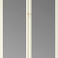 Sleek Modern Wardrobe Design With Sliding Doors Gold Handles And Light Finish