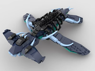 Lego LEGO toy blocks water dragon turtle 3d model