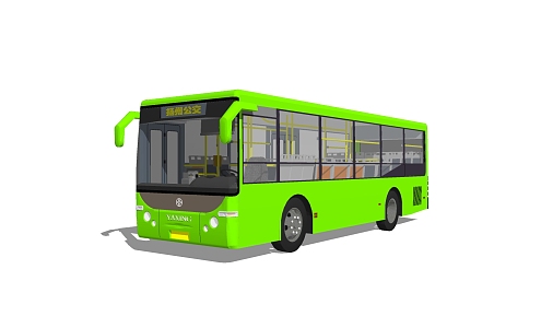 modern bus 3d model