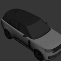 Modern Luxury Silver SUV with Sleek Exterior Design LED Headlights and Black Wheels