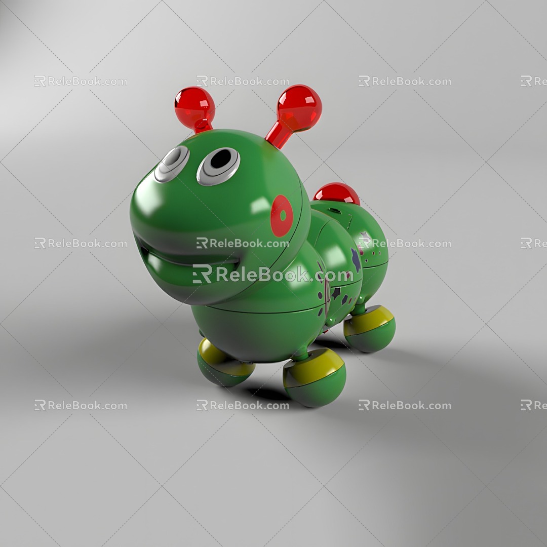 Caterpillar Doll Toy 3d model