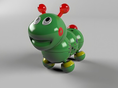 Caterpillar Doll Toy 3d model