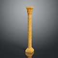 Columns Stone Columns Stone Columns Old Columns Roman Columns Roman Columns Classical Columns Greek Columns 3d model