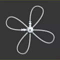 Durable Stainless Steel Wire Rope Multi Arm Connector Industrial Hardware Tool