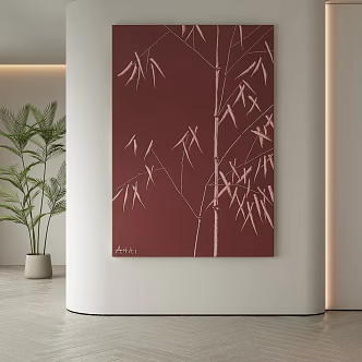 New Chinese Decorative Painting 3d model