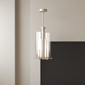 Modern chandelier 3d model