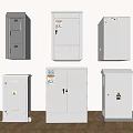 Modern distribution box 3d model