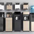 Various Modern Household Water Dispensers With Stylish Designs And Colors For Daily Use