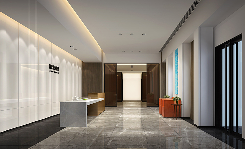 Modern Hall Combination 3d model