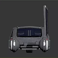 Futuristic Silver Car With Open Scissor Doors Sleek Aerodynamic Body And Modern Interior Details