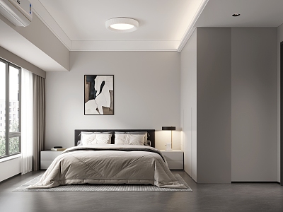 Modern bedroom style model