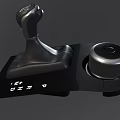 Modern gear shifter automatic transmission shifter lever low face number low model simple model game film and television level super realistic 3d model