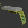 Vintage Oscilloscope Detector Sci-Fi Detector Future Detector Concept Detector Scout Detector 3d model