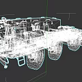 Green Heavy Duty 8 Wheel Utility Vehicle For Military Cargo Transport