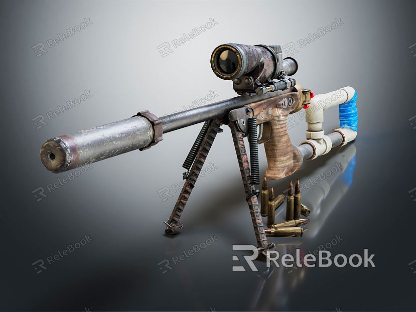 Modern sniper rifle sniper rifle sight model