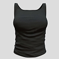 Vest Women's Vest Clothes Clothing T-Shirt 3d model