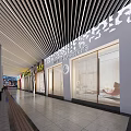 Elegant Modern Mall Shop Front With Glass Windows Displaying Sofa And Chairs Interior