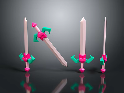 Officer Sword Long Sword Sheath Sword Samurai Sword Samurai Sword Accessories Soldier Sword Knight Sabre 3d model