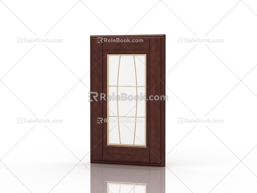 Modern door panel 3d model