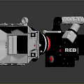 RED Professional Digital Camera System With Lens And Matte Box Accessory Kit