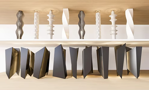 Modern Interior Special-shaped Column Creative Column Decorative Column Decorative Column Special-shaped Creative Art Column 3d model