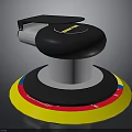 Professional Polishing Machine With Black Top Yellow Label And Multi colored Base