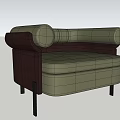 Modern Single Sofa Chair Lazy Sofa Leisure Chair 3d model