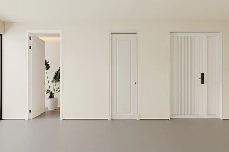 American Wooden Door Room Door Interior Door Entry Door Security Door Single Door 3d model