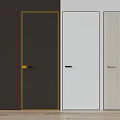 Stylish Hinged Doors With Modern Design Wooden Texture And Various Color Choices