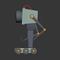 Robot Assistant Small Robot Butler Robot Butler Figure Game Figure 3d model