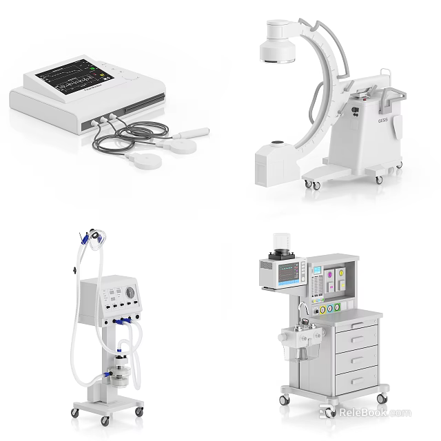 High Quality Medical Devices Including Monitoring Diagnostic And Treatment Equipment For Healthcare Facilities 3d model 