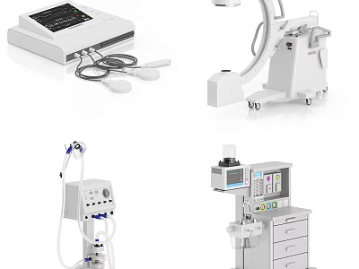 High Quality Medical Devices Including Monitoring Diagnostic And Treatment Equipment For Healthcare Facilities 3d model