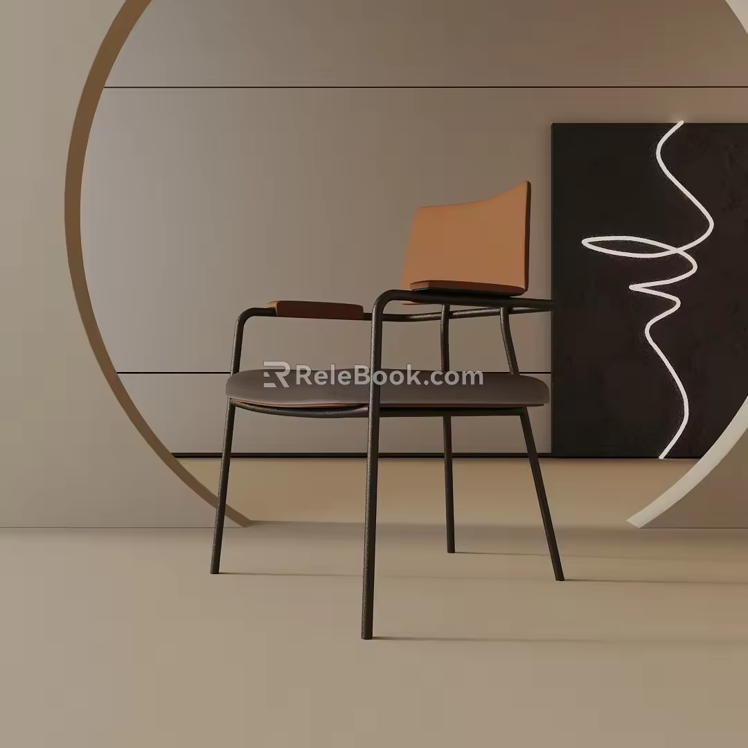 Modern table lamp 3d model