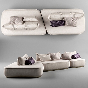 Roberto Cavalli Multiplayer Sofa 3d model