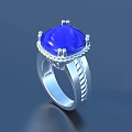 Elegant Colored Gemstone Rings With Green Blue Red Stones In Gold Silver Settings