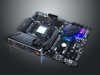 Computer Motherboard Computer Motherboard High-end Motherboard High-end Motherboard Gaming Motherboard Asus Motherboard 3d model