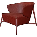 Modern Accent Chair With Light Gray Dark Green Upholstery And Wooden Legs