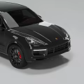 Black Porsche SUV With Sleek Exterior Design And Color Options Including Brown Gray