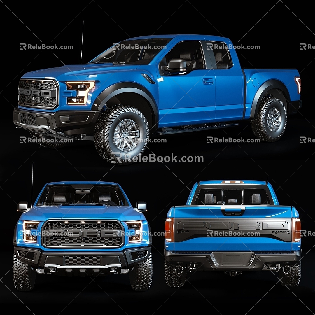 Hyundai Other Cars Ford F 150 Raptor Off-Road 3d model