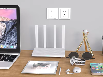 Modern Desk 3d model