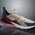 Stylish Nike Sports Shoes With Air Cushion And Mesh Design