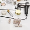 Luxurious Perfume Cosmetics Display With Fragrance Bottles Lipsticks And Beauty Products