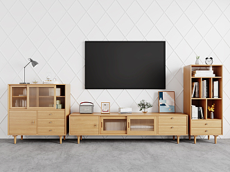 Nordic TV cabinet 3d model